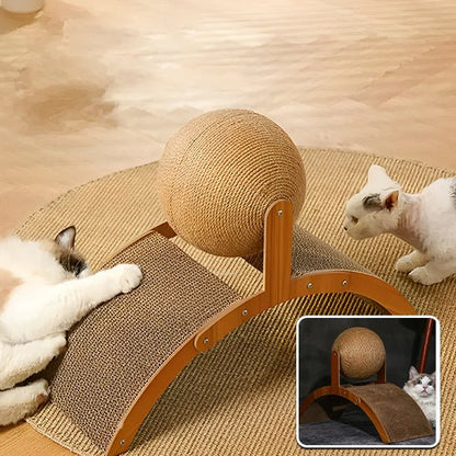 GriffeCat™ Boule à Gratter - Chat Michou